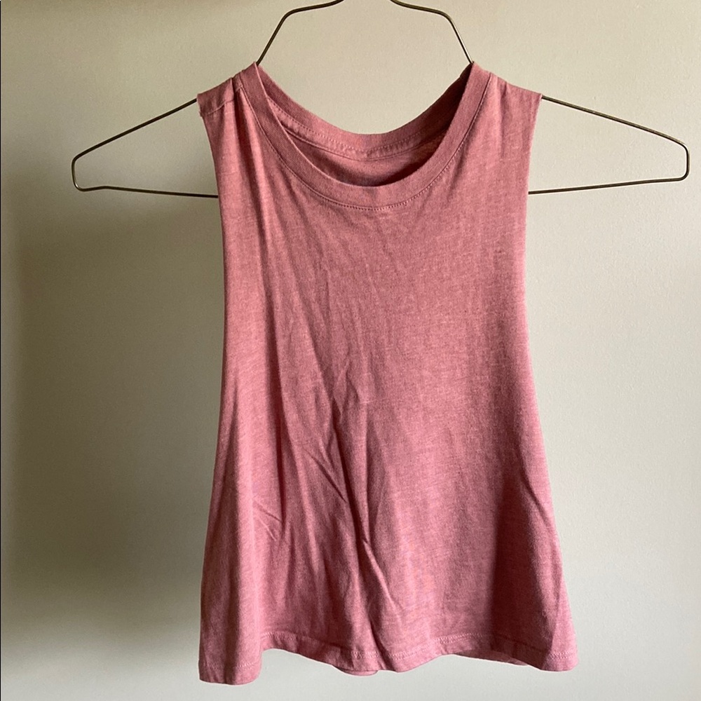 Tone It Up Pink Crop Muscle Tee